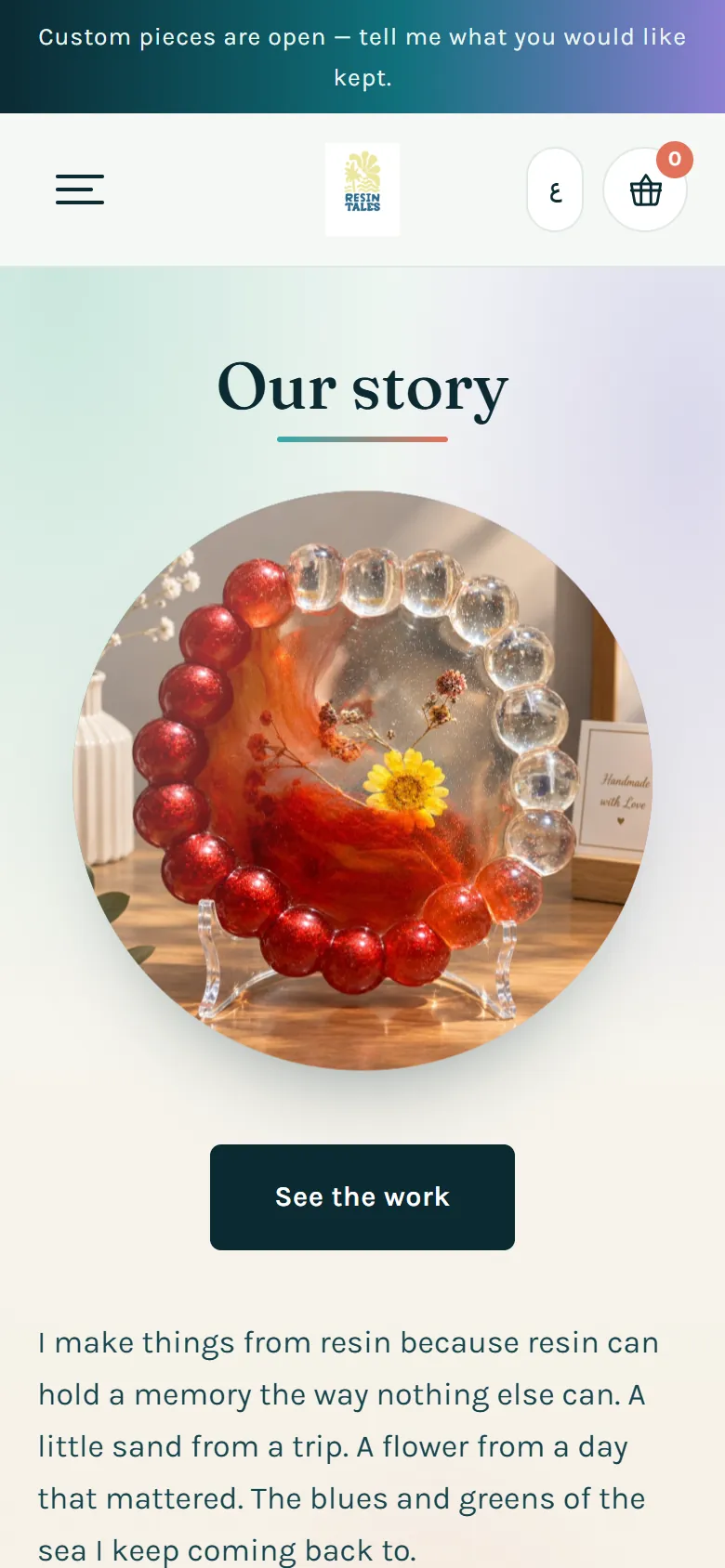 Resin Tales shop